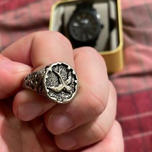 COPY - Sterling silver swallow ring